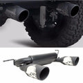 For Wrangler Jeep JK 2007-2017 Exhaust Pipe Muffler System Matte Black Car Auto Parts 2 4doors