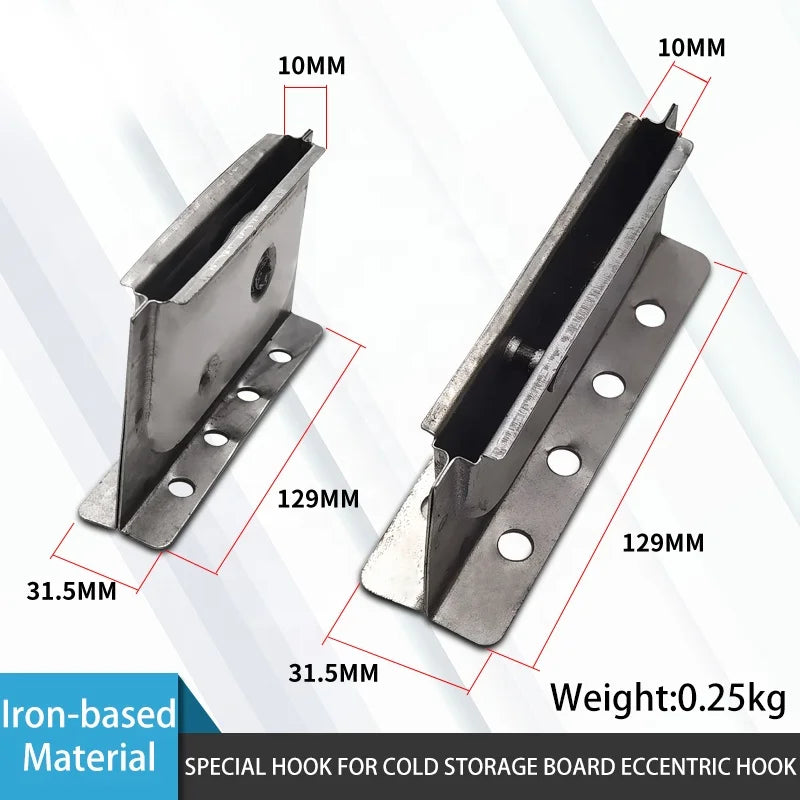 High Quality Galvanized Eccentric Hook Cold Room Sandwich Panel Connector for Metal Building Materials for Infrared Radiation