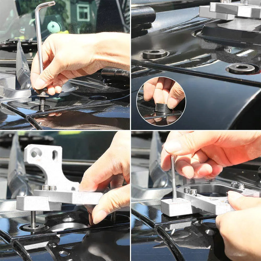 for Jeep Wrangler JL Driving Led Light Bar Mount Bracket Holder for Car Work Lights Fog Lamp Led Auxiliary DRL Auto Parts