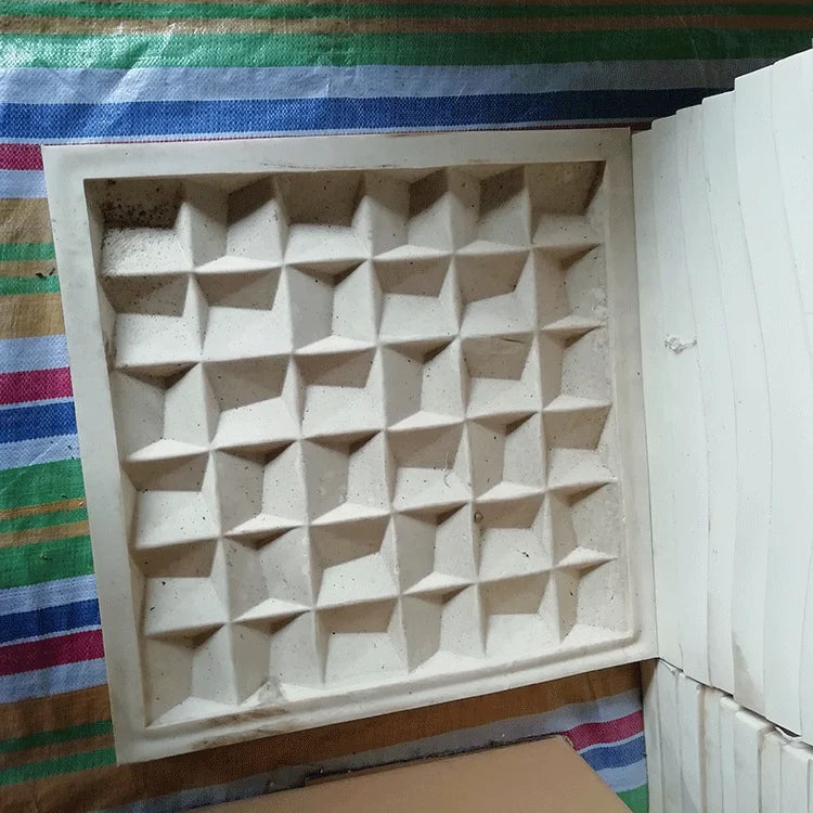 Wall 3D Decoration Silicone Stone Brick Paving Building Materials Mold Artificial Polyurethane Stone Mold