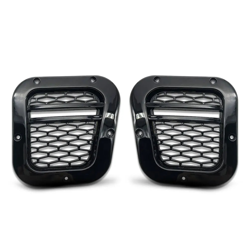 2x for Land rover defend parts Side Vent Grille Tuning Car auto parts tuning air side vents Grille