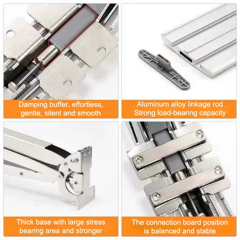 Oem Custom Opening Accessories Cupboard Flush Swing System Lateral Sliding Wardrobe Cabinet Wooden Floor Bus Luggage Door Hinge
