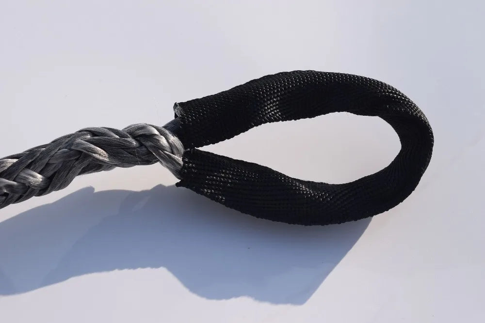 3/8" * 50ft  Synthetic Winch Rope Extension,10mm ATV Winch Cable, Synthetic Rope,Towing Rope for Offroad Auto Parts