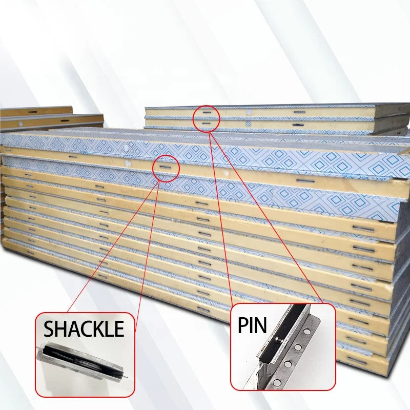High Quality Galvanized Eccentric Hook Cold Room Sandwich Panel Connector for Metal Building Materials for Infrared Radiation