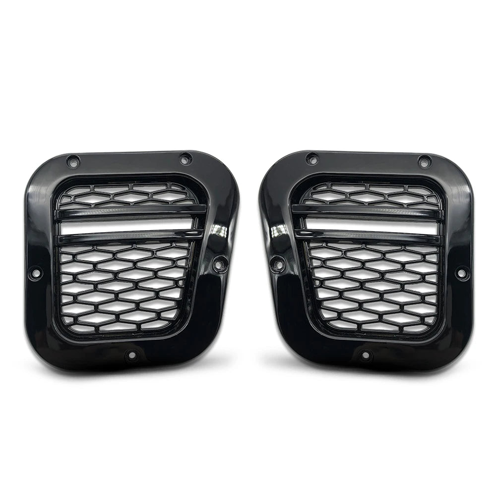2x for Land rover defend parts Side Vent Grille Tuning Car auto parts tuning air side vents Grille