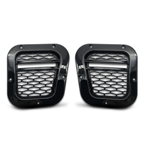 2x for Land rover defend parts Side Vent Grille Tuning Car auto parts tuning air side vents Grille
