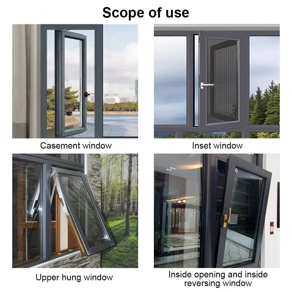 Window Hook Latches Adjustable Suspended Window Strut Limiter Hotel Office Building High Rise Children's Safety Lock Protector