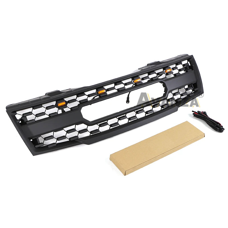 Front Grill With Led Lights Bumper Grille Modification Accessories Auto Parts Fits For 20052006 2007 2008 Nissan Frontier Grill