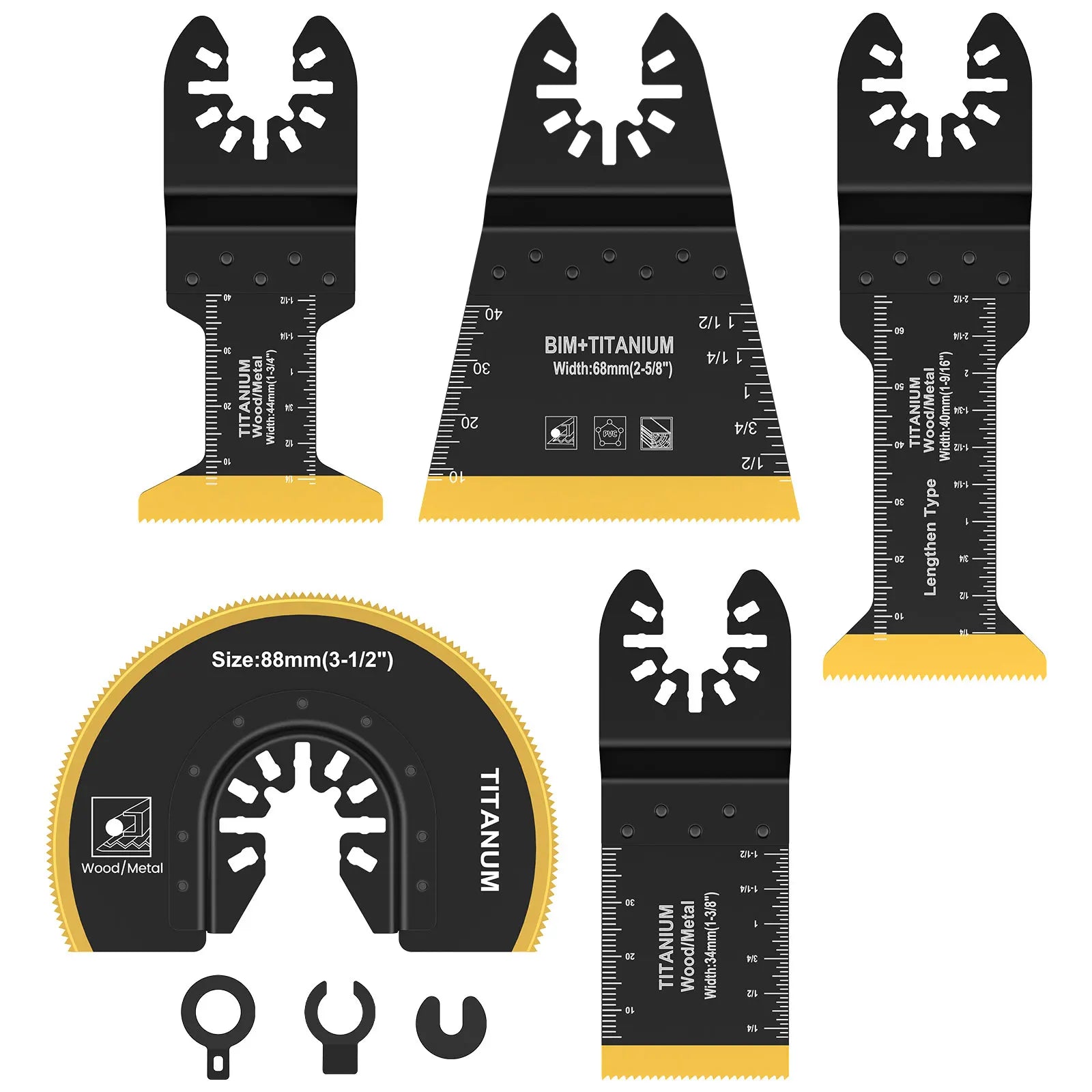 Multi Tool Blades Oscillating Saw Blade Multi-Function Saw Saw Blade Renovator Multi Cutter Blade For Wood Metal Plastic Cutting