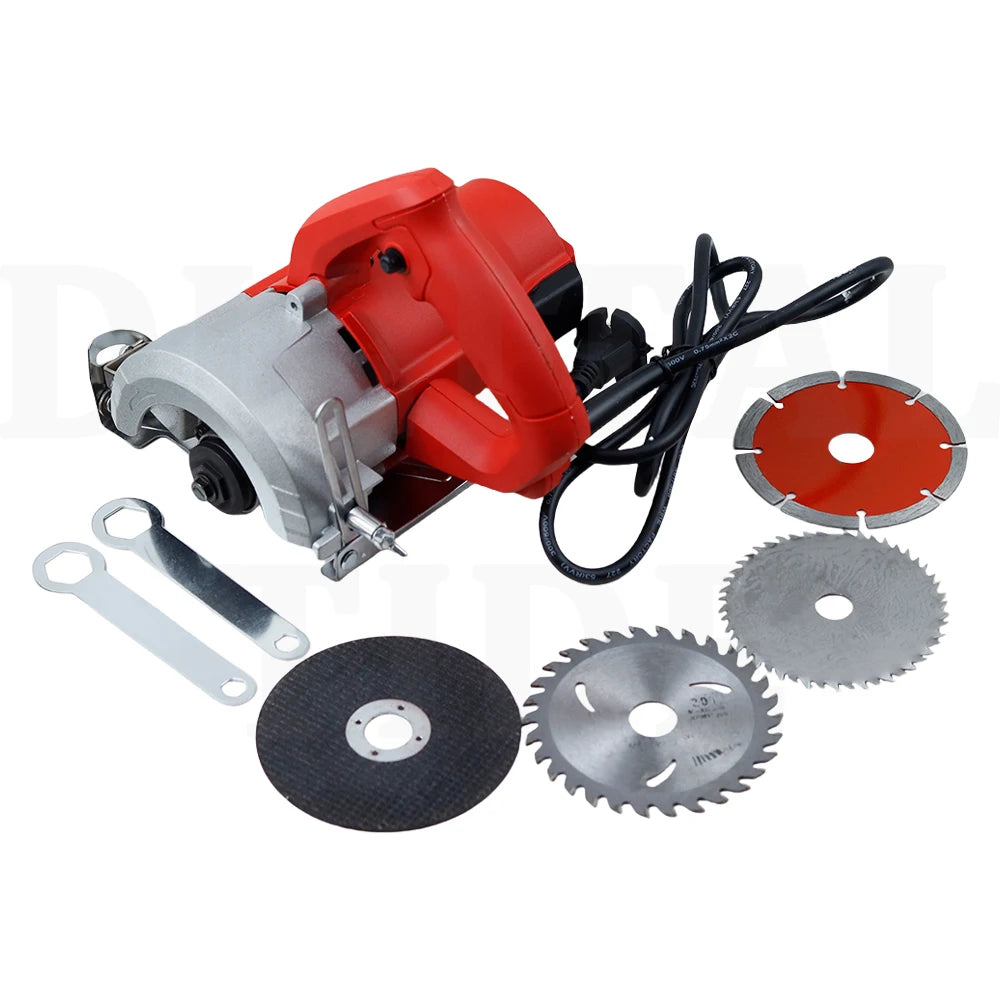 4900W Electric Circular Saw Multifunctional Cutting Machine Handheld Circular Saws Tiles Wood Metal Stone Slotting Chainsaw