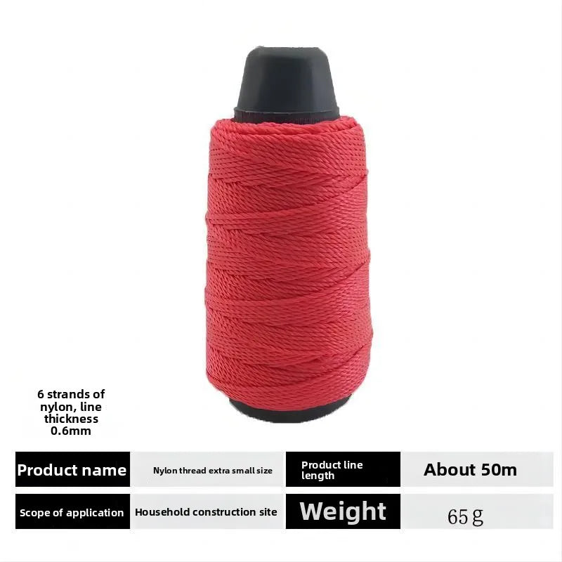 1 Roll Construction Nylon Line Thread Durable Twine Building Lines for Masonry Crafts Garden Rope Household Twist Building Line