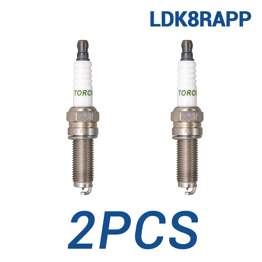 2-8PCS Double Platinum Candles Torch LDK8RAPP Replace for DONGFENG SFG15T 3707200-F00-00A 3707200F0000A Spark plug Auto Parts