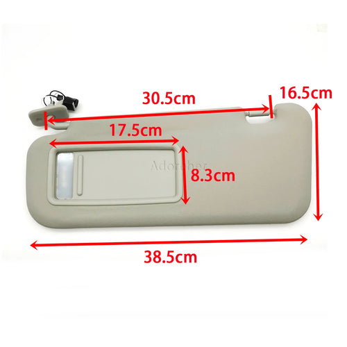 1PC Left Sun Visor Sun Sunshade Replacement Auto Parts for Mazda 3 Mazda 6 2010-2013 Hatchback BBM2-69-320C-75 Repairing