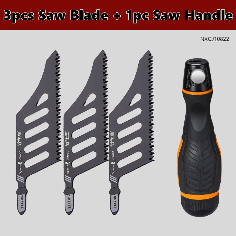 Curved Jigsaw Blade Flush Cutting Curved Reciprocating Saber Saw Blades For Precision T Shank Precision Jigsaw Blade