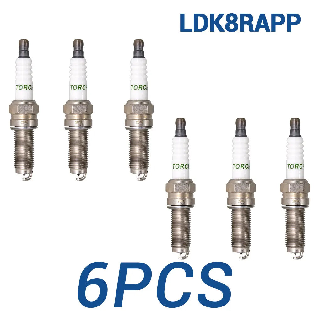 2-8PCS Double Platinum Candles Torch LDK8RAPP Replace for DONGFENG SFG15T 3707200-F00-00A 3707200F0000A Spark plug Auto Parts