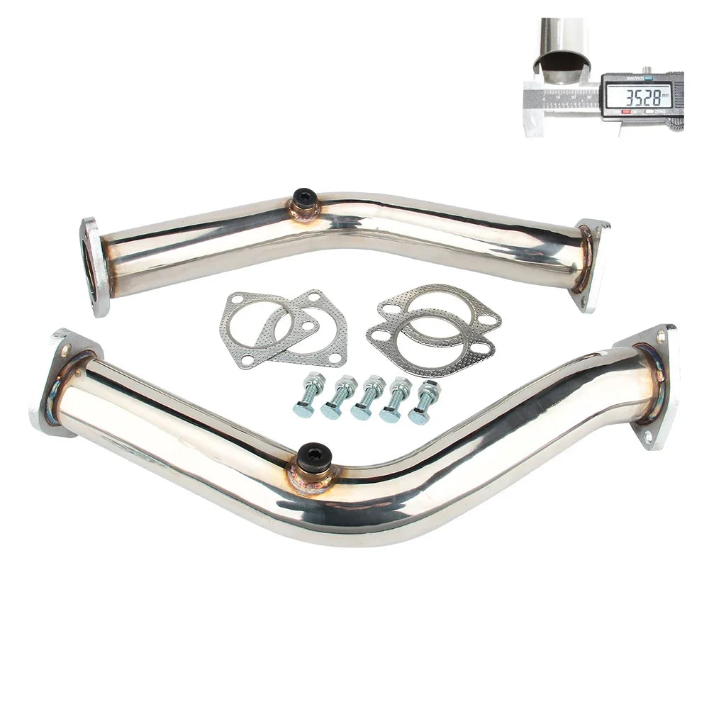 Racing Car Stainless Auto Parts Exhaust System Downpipe Exhaust for NISSAN 03-06 350Z G35 Z33/G35 V35 VQ35DE