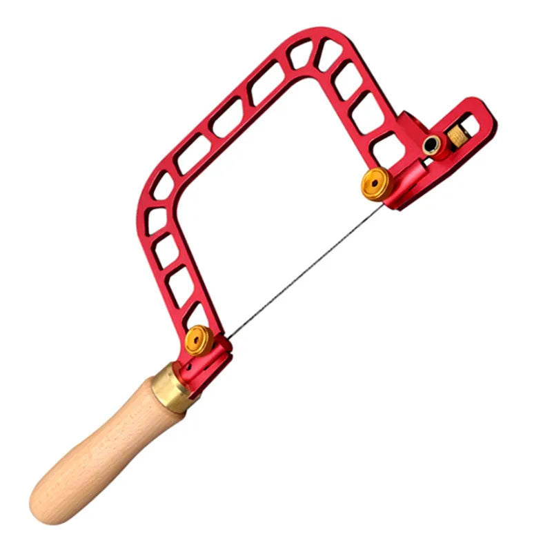Diamond Wire Coping Saw – Aluminum Alloy Frame Curve Saw for Accurate Woodworking & Ceramic Cutting
