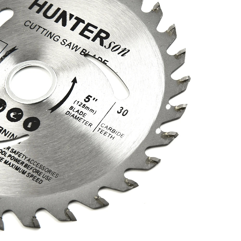 5 Inch Saw Blade 125mm Circular Saw Blade Wood Cutting Disc For Woodworking 30Teeth 20mm Bore Easy To Use And Long Life
