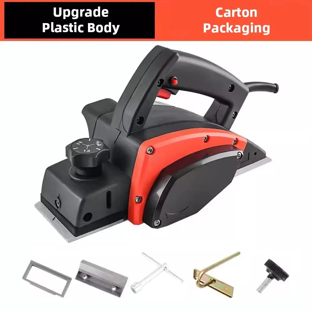 220V Multifunctional Electric Planer Woodworking Portable Desktop Electric Planer Home Woodworking Table Planer Press Planer