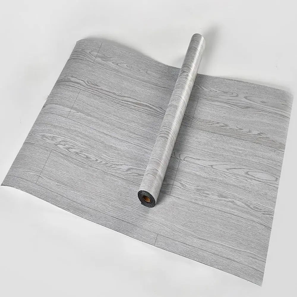 40CM Self-adhesive Waterproof Non-slip Wood Grain Floor Sticker for Living Room Bedroom Modern Style Home Decorate Wall Stickers