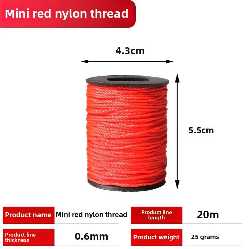 1 Roll Construction Nylon Line Thread Durable Twine Building Lines for Masonry Crafts Garden Rope Household Twist Building Line