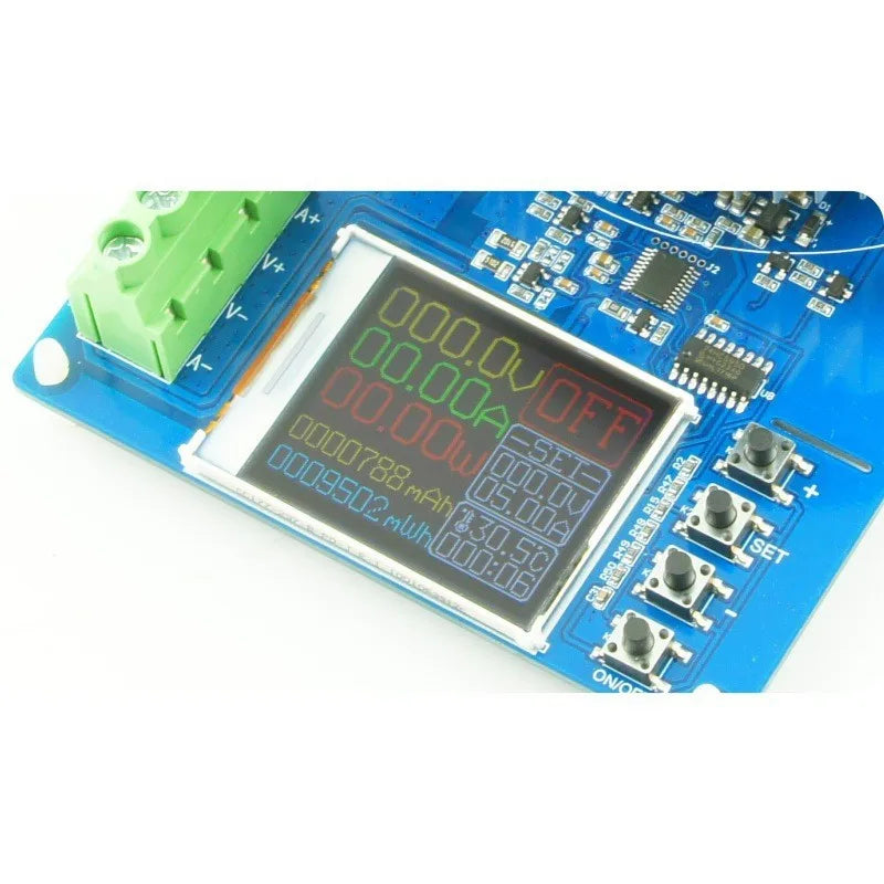 Electronic Load 4-wire Lithium Battery Tester Digital Analyzer US Plug Battery Tools Adjustable Testing Module 150W 20A DC