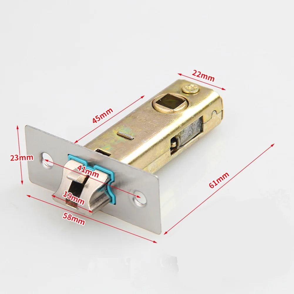 Tubular Latch Mortice Door Tubular Latch For Both Right And Left Hand Opening Doors Zinc Alloy Home Improvement Building Hardwar