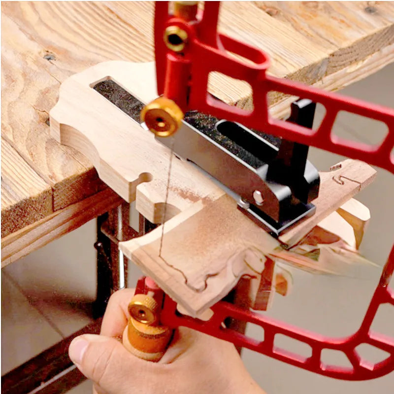 Diamond Wire Coping Saw – Aluminum Alloy Frame Curve Saw for Accurate Woodworking & Ceramic Cutting