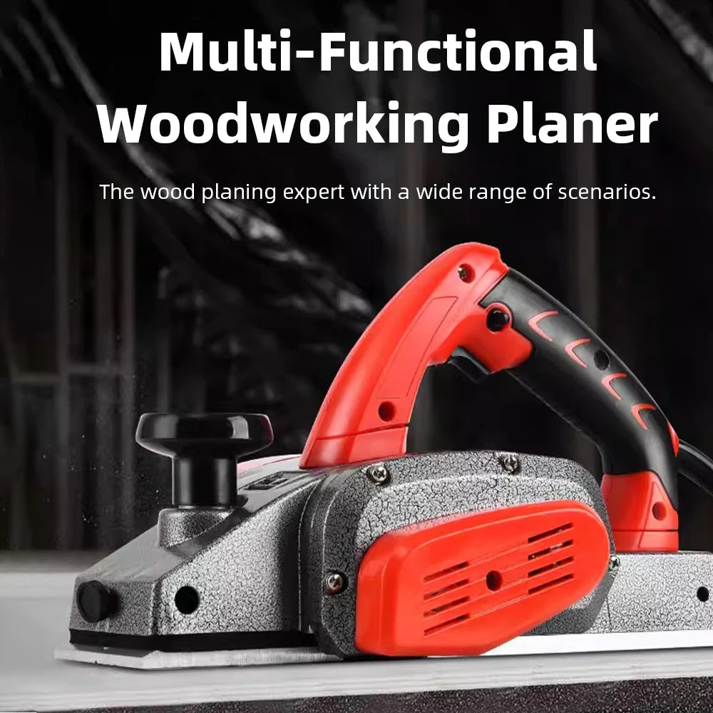 220V Multifunctional Electric Planer Woodworking Portable Desktop Electric Planer Home Woodworking Table Planer Press Planer