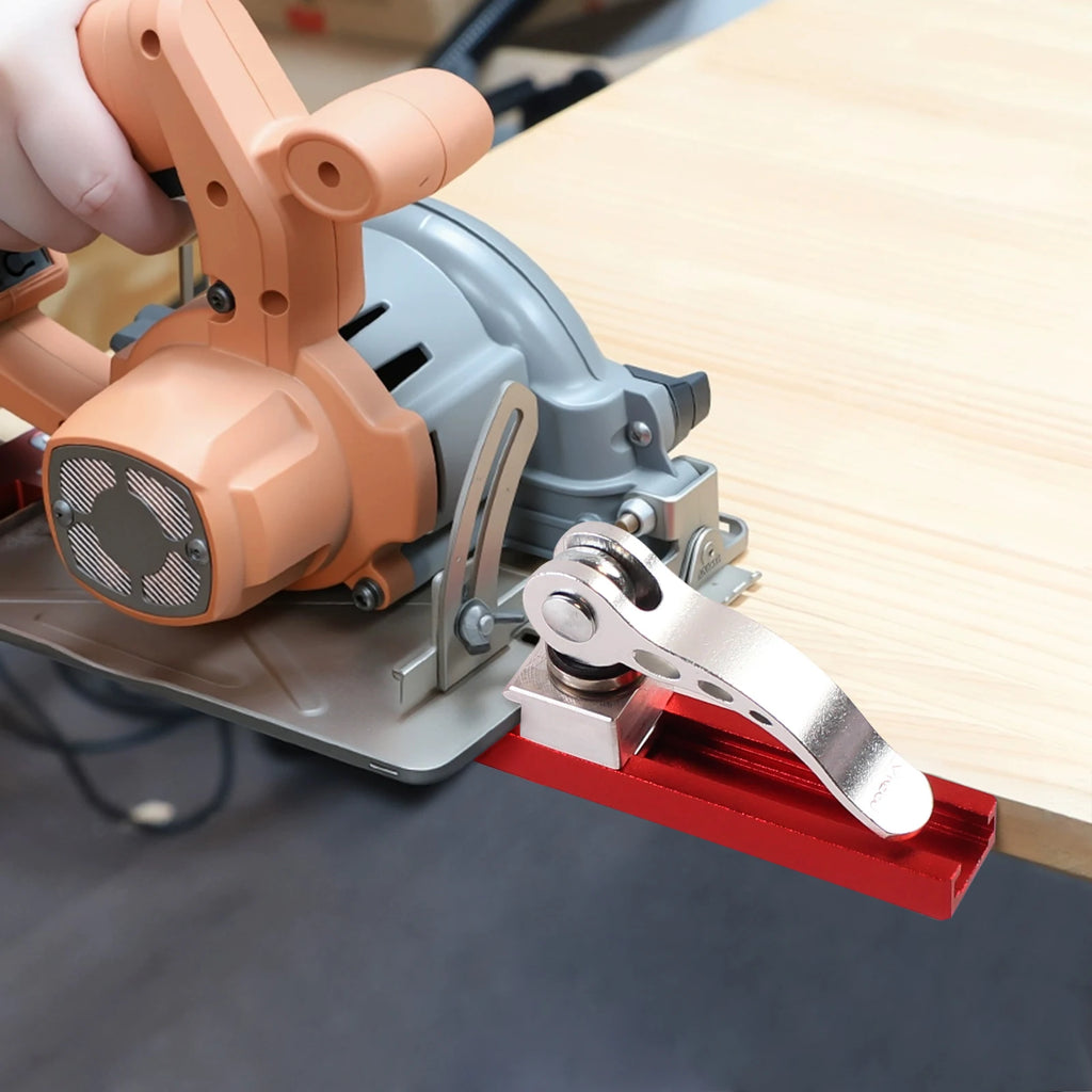 1Pc Circular Saw Guide Rail, Precision Adjustable Cutting Machine Base Guide for Woodworking, Cutting Guide Cutting and Milling