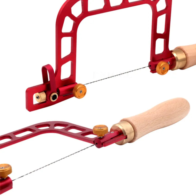 Diamond Wire Coping Saw – Aluminum Alloy Frame Curve Saw for Accurate Woodworking & Ceramic Cutting