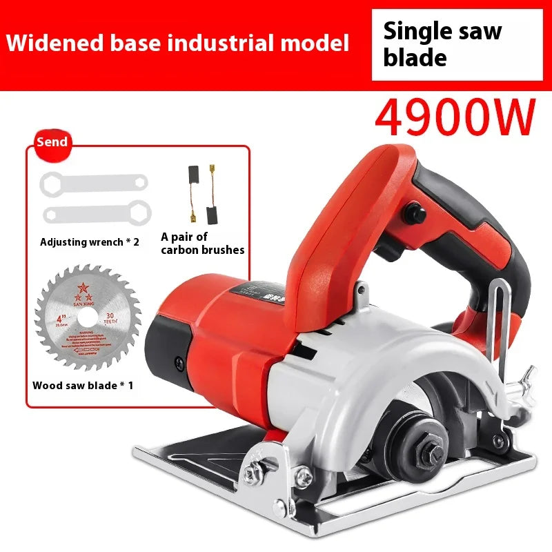 4900W Electric Circular Saw Multifunctional Cutting Machine Handheld Circular Saws Tiles Wood Metal Stone Slotting Chainsaw