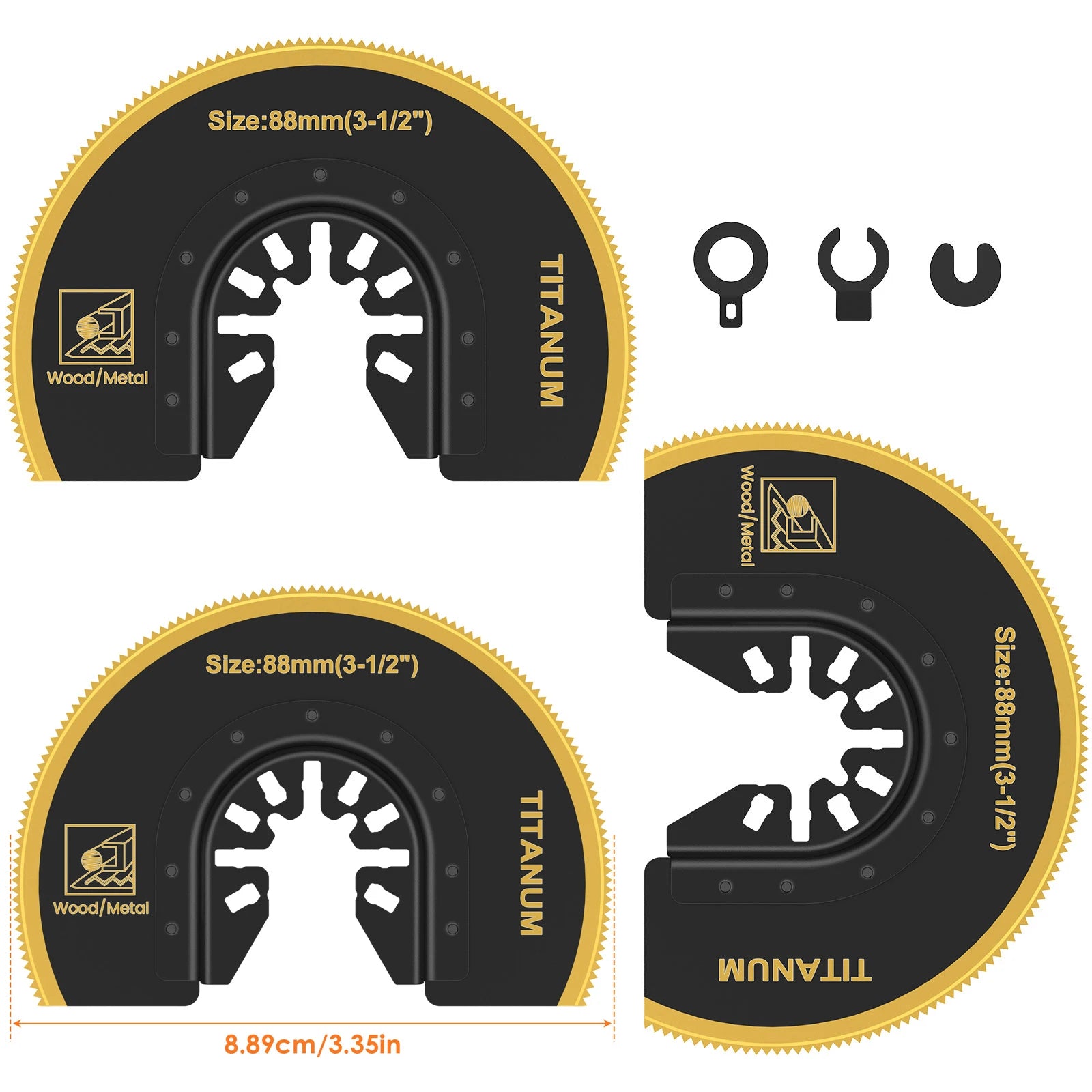 Multi Tool Blades Oscillating Saw Blade Multi-Function Saw Saw Blade Renovator Multi Cutter Blade For Wood Metal Plastic Cutting