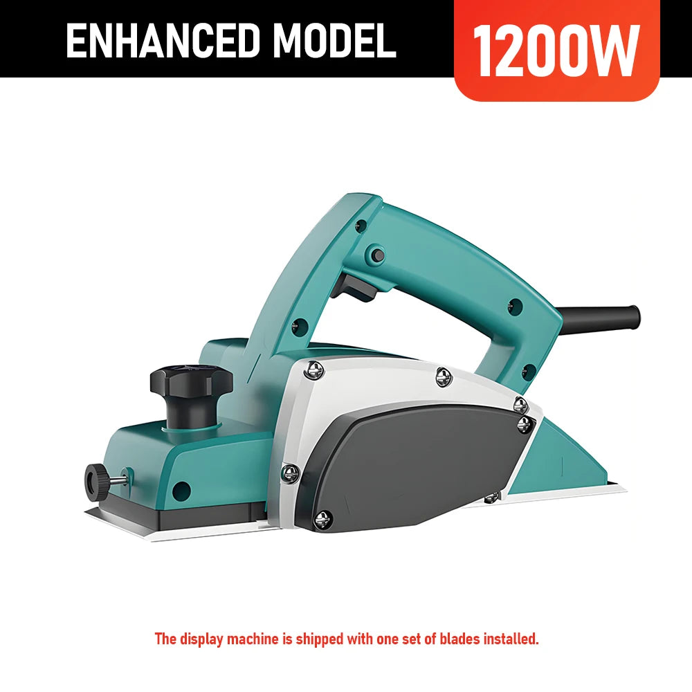 Electric Hand Planer 220V 1800W Multi-Functional Handheld Wood Planer Lightweight Electric Woodworking Planer Adjustable Depth