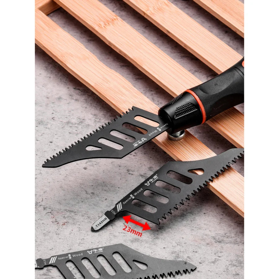 Curved Jigsaw Blade Flush Cutting Curved Reciprocating Saber Saw Blades For Precision T Shank Precision Jigsaw Blade