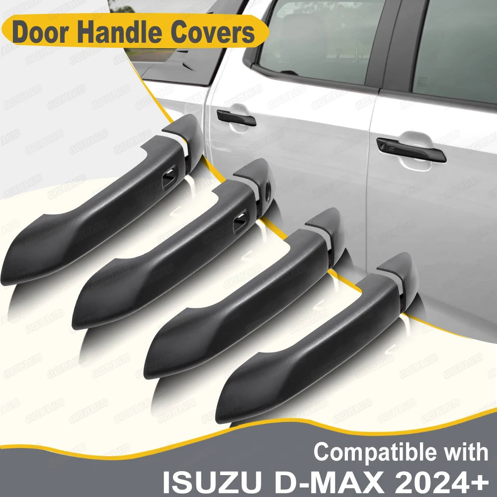 Car Body Kits for ISUZU D-Max DL40 V-Cross 2024 2025 Matte Black Headlight Tail Light Covers Car Exterior Accessories Auto Parts