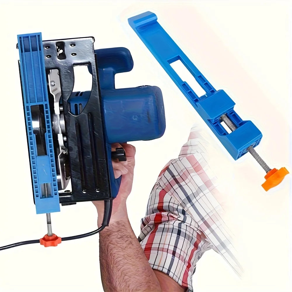 Electric circular saw, equipped with ABS guiding system and adjustable precision cutting mechanism - heavy-duty and durable ABS