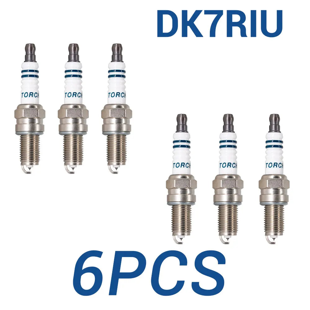 2-8PCS Iridium Spark Plugs Torch DK7RIU Replace for DCPR7EI YR7DP DENSO IXU22 Fit for JAC YUEYUE 1.0 2017-2018 DAK10A Auto Parts
