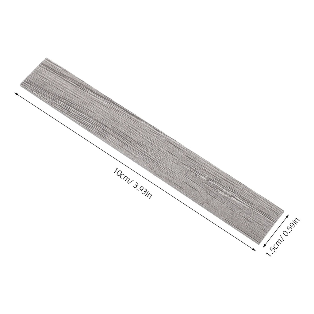 40pcs Dollhouse Flooring Wood Grain Floorboards For 1:12 Scale Miniature Diy Crafts Self-Adhesive Waterproof Wear-Resistant