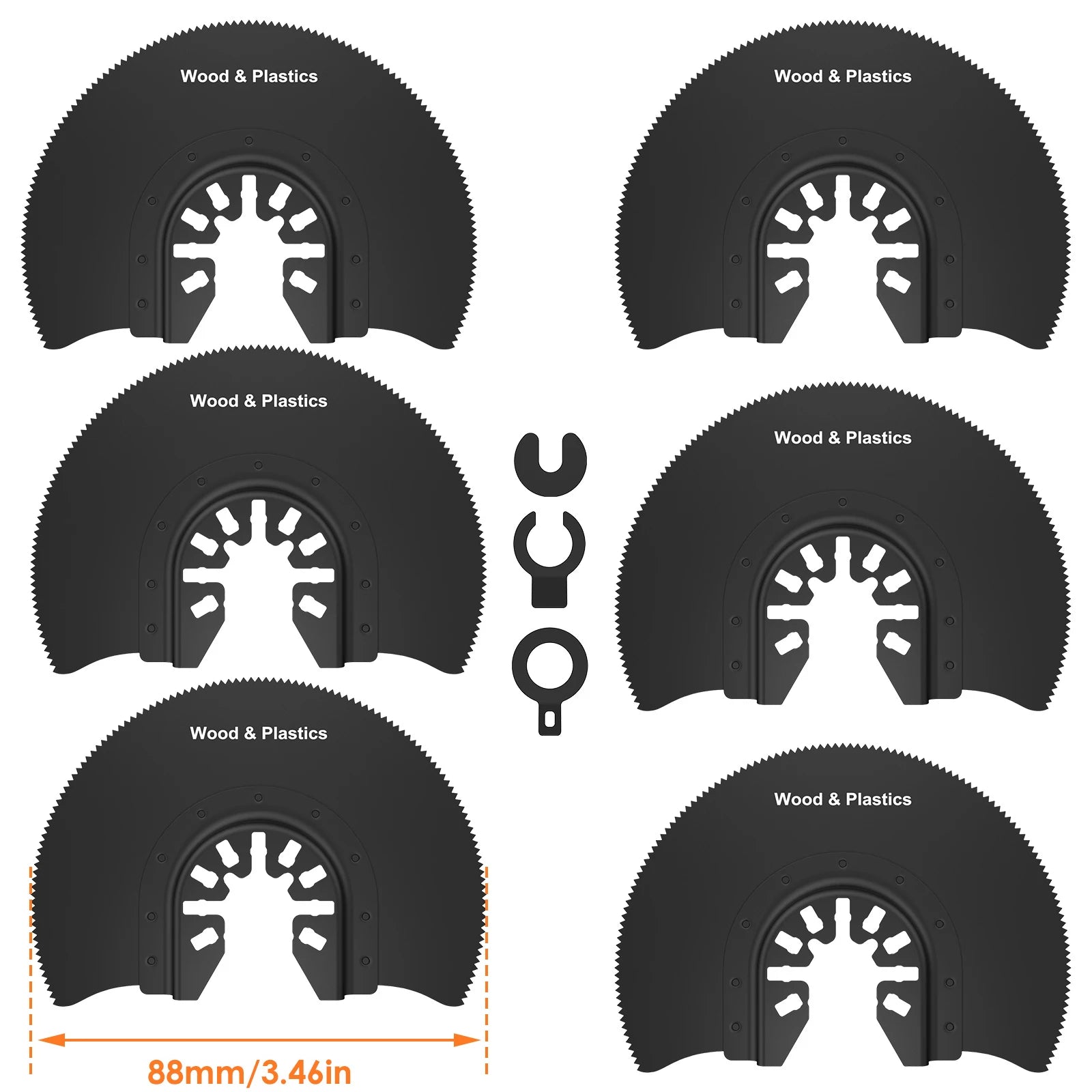 Multi Tool Blades Oscillating Saw Blade Multi-Function Saw Saw Blade Renovator Multi Cutter Blade For Wood Metal Plastic Cutting