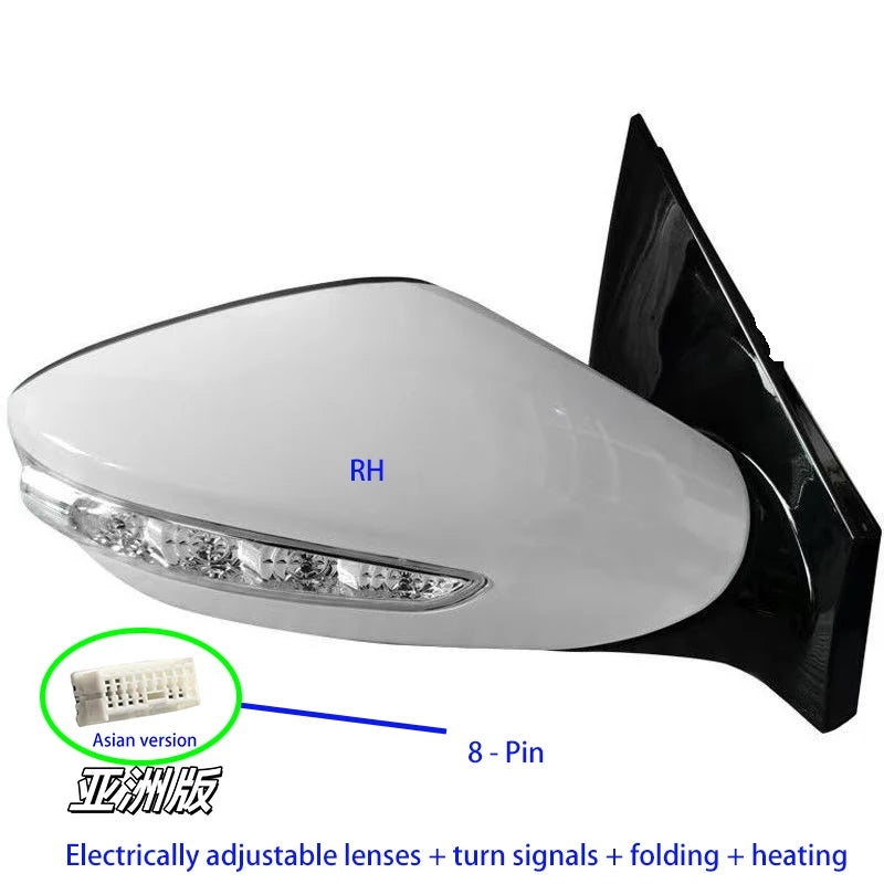 For Hyundai SONATA 2011-2013 Auto parts Electric With turn signal  rearview mirror 5-9-wire assembly OE87610-3S440 87610-3S120