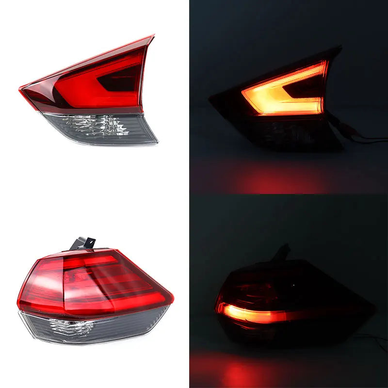 Car LED Tail Light For Nissan X-trail T32 2017 2018 2019 2020 2021 Rear Bumper Warning Brake Lamp Auto Parts Taillight Assembly